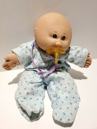 Vintage Cabbage Patch Preemie Doll 1985 Beanbag Body Pacifier Weighted Measles
