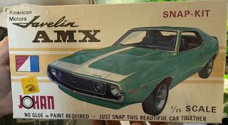 Jo Han American Motors Javelin Amx Pro Stock Racer Model Kit Rare