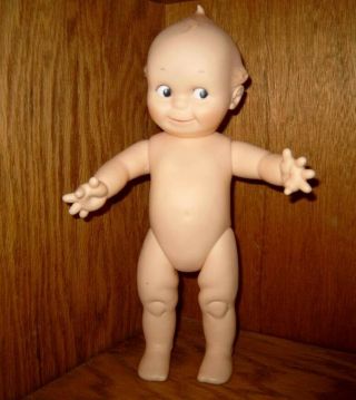 Vintage Kewpie Doll 13 " Jointed Marked Cameo Jesco Jlk 13 Gently Loved Great