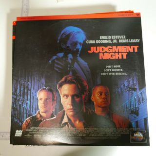 Judgment Night Laserdisc - Emilio Estevez - Rare 41563 Ld Judgement Laser Disc