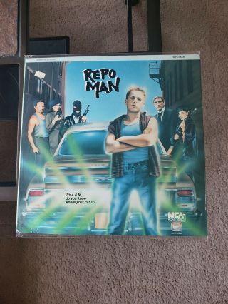 Repo Man Laserdisc - Emilio Estevez - Very Rare