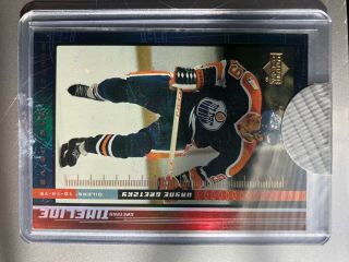 1999 Wayne Gretzky Gold Parallel Time Line Exclusive 66 Of 99 Rare