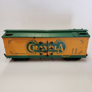 Rare Charles Ro Crayola Promo G Gauge Boxcar Made In The U.  S.  A.  Vintage 1992