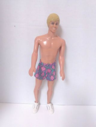 Vintage Barbie Ken Doll Mattel 1983 Dressed in Shorts and Shoes Fast 2