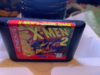 X - Men 2: Clone Wars (sega Genesis,  1995) Game Only Rare