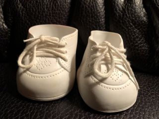Vintage Cabbage Patch Kids Cpk Doll White Shoes Laces/my Child