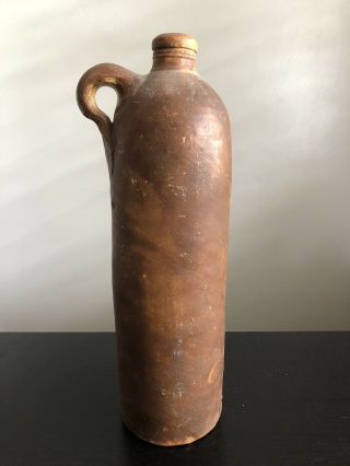 Fine Old Antique German Selters Nassau Handmade Stoneware Clay Soda Bottle Jug