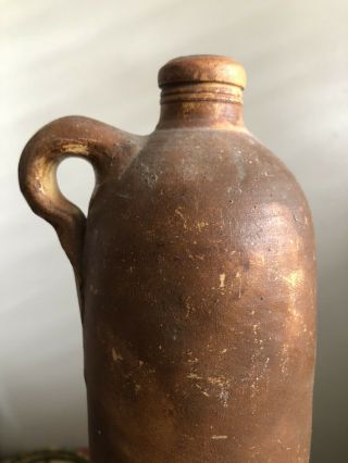 Fine Old Antique German Selters Nassau Handmade Stoneware Clay Soda Bottle Jug 2