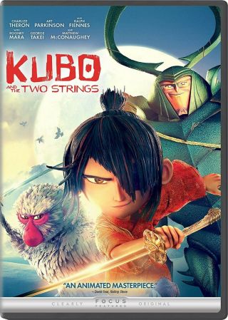Kubo And Two Strings Blu - Ray Dvd 2016 Animated Family Film Rare