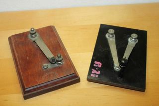Antique Vintage Telegraph Signal Key Keyer Morse Code Parts