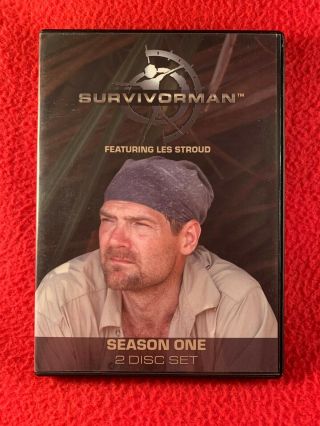 Survivorman Season 1 One DVD 2 - Disc Set Les Stroud 2005 Region 1 Rare OOP USA 3