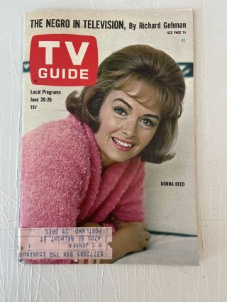 Portland Oregon June20 1964 Tv Guide Donna Reed Negro In Television Clint Walker
