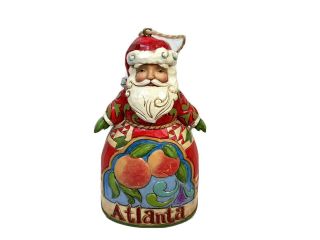 Jim Shore Atlanta Santa Claus Hanging Ornament 4 1/2” 4036692 Rare