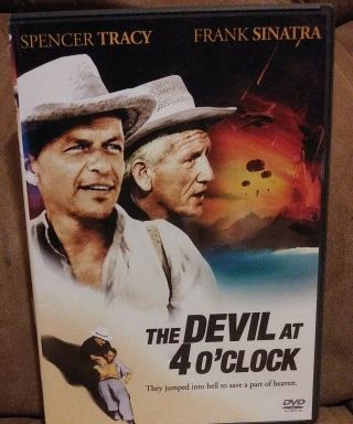 The Devil At 4 O Clock Dvd 2003 Frank Sinatra 1961 Spencer Tracy Like Rare