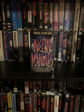 Neon Maniacs - Video Vhs - Box Cassette - Slasher - Rare Monsters