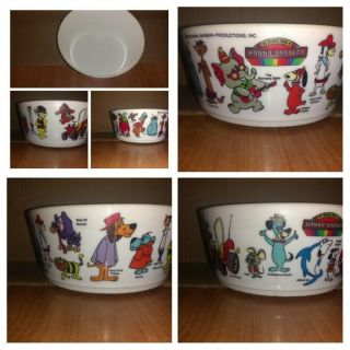 Rare The Funtastic World Of Hanna - Barbera Vintage Bowl Deka Plastics