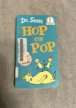 Rare Cover Dr Seuss Hop On Pop Vhs Plus Two More Seuss Stories