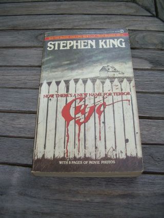 Stephen King Cujo Early Signet Paperback (1982) W/ Movie Photos Rare Good Cond.