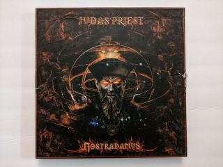 Rare Judas Priest Nostradamus 3 Lp 2 Cd Poster Box Set Complete Oop