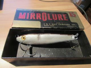 Vintage L&s Mira - Lure 82m27 Fishing Lure W/ Box