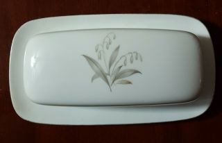 VINTAGE 1961 Kaysons Golden Rhapsody Butter Dish With Lid Perfect 3