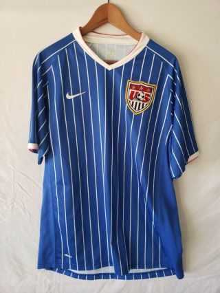 Rare Vintage Nike 2007 Usa Mens Usmnt Copa Futbol Soccer Jersey Football Jersey