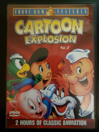 Cartoon Explosion - Vol.  2 Rare Kids Dvd With Case & Cover Art Buy 2 Get 1