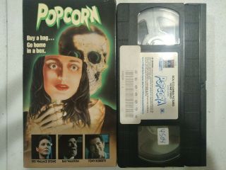 Popcorn Vhs Rare Theater Horror 1991 Dee Wallace Stone Jill Schoelen Tom Villar