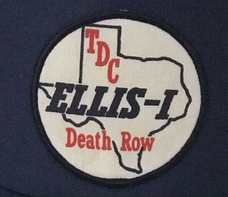 Texas Department Of Corrections Death Row Vintage Cap Ellis 1 Rare Huntsville Tx