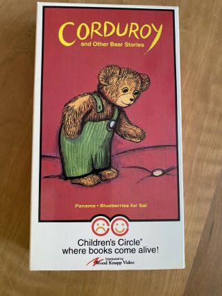 Rare Oop Children’s Circle - Corduroy And Other Bear Stories Vhs 1992 Like