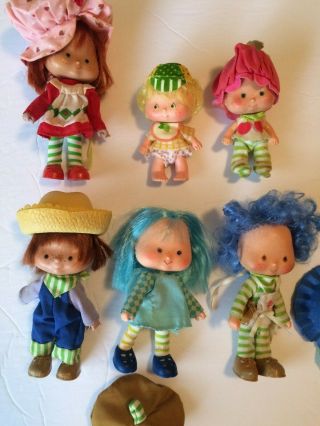 - 6 Strawberry Shortcake Dolls,  Carry Case,  Pets & Accessories