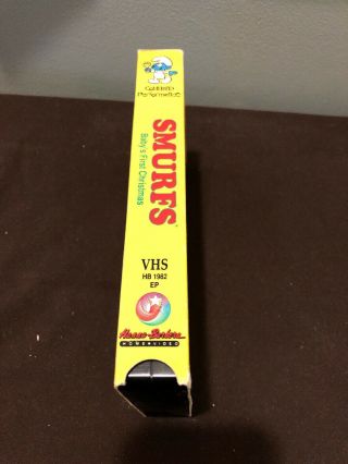 Smurfs - Baby’s First Christmas VHS Rare/HTF 2