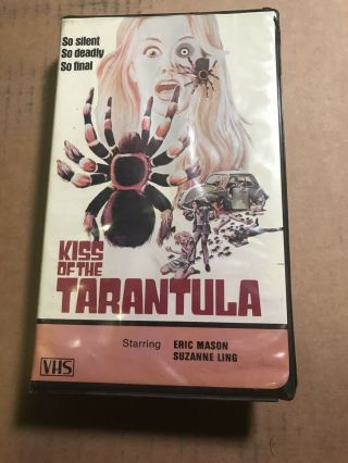 Kiss Of The Tarantula Vhs Gorgon Video Clamshell Horror Rare
