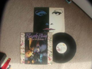 Prince&revolution " Purple Rain " Rare Black Vinyl Rock Lp Wb 1 - 25110 Vtg 1984