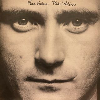 Phil Collins Face Value Lp Atlantic Sd - 16029 Rare Vg,