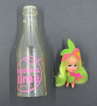 Vintage Liddle Kiddles Luscious Lime Soda Doll And Bottle