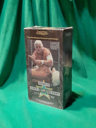 Nwa Best Of Starrcade 1983 - 1987 Vhs Tape Wrestling Dusty Rhodes Vintage Rare