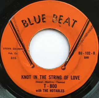 T - Boo & Notables Knot In The String Of Love Rare Louisiana Soul Funk 45 Hear