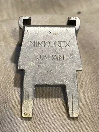 Nikon Nikkorex Flash Shoe Mount Adapter For 35mm Film Cameras Rare