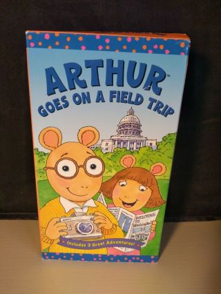 Arthur Goes On A Field Trip Vhs 2000 Random House Video Sony Wonder Rare Oop