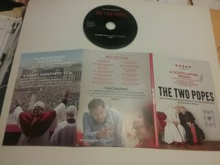 The Two Popes 2019 For Your Consideration Dvd Nmint Rare Woc Htf