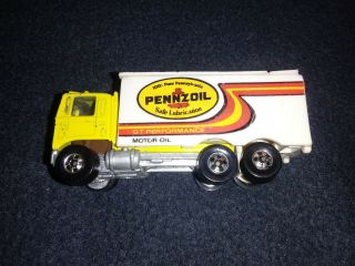 Vintage Hot Wheels 1981 Rapid Delivery Truck Pennzoil/hk Mattel Rare