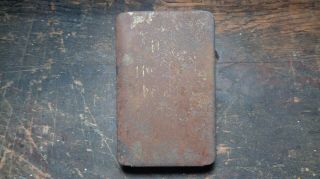 Rare Wwii Vintage Us Usgi Heart Shield Pocket Bible Testament