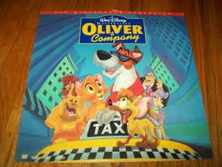 Oliver & Company Laserdisc Ld Widescreen Format Walt Disney Very Rare And