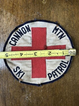 Vintage Cannon Mountain Ski Patrol Patch Rare 2