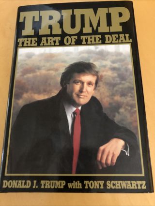 True First Edition,  The Art Of Deal Donald Trump President Rare Collectible Book