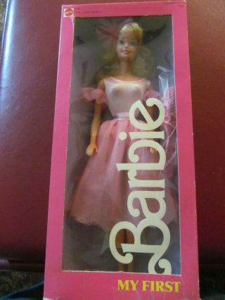 Vintage Rare My First Ballerina Barbie Blonde Mattel 1986