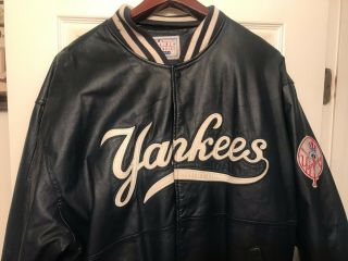 Vintage Rare Starter Leather York Yankees Jacket
