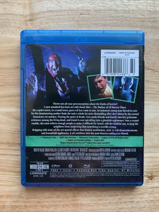 Dead Alive (Blu - ray Disc,  2011,  Unrated) RARE OOP 2