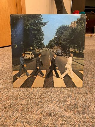 Rare Vintage The Beatles Abbey Road Vinyl Apple So - 383 First Pressing Lp Ex Nm